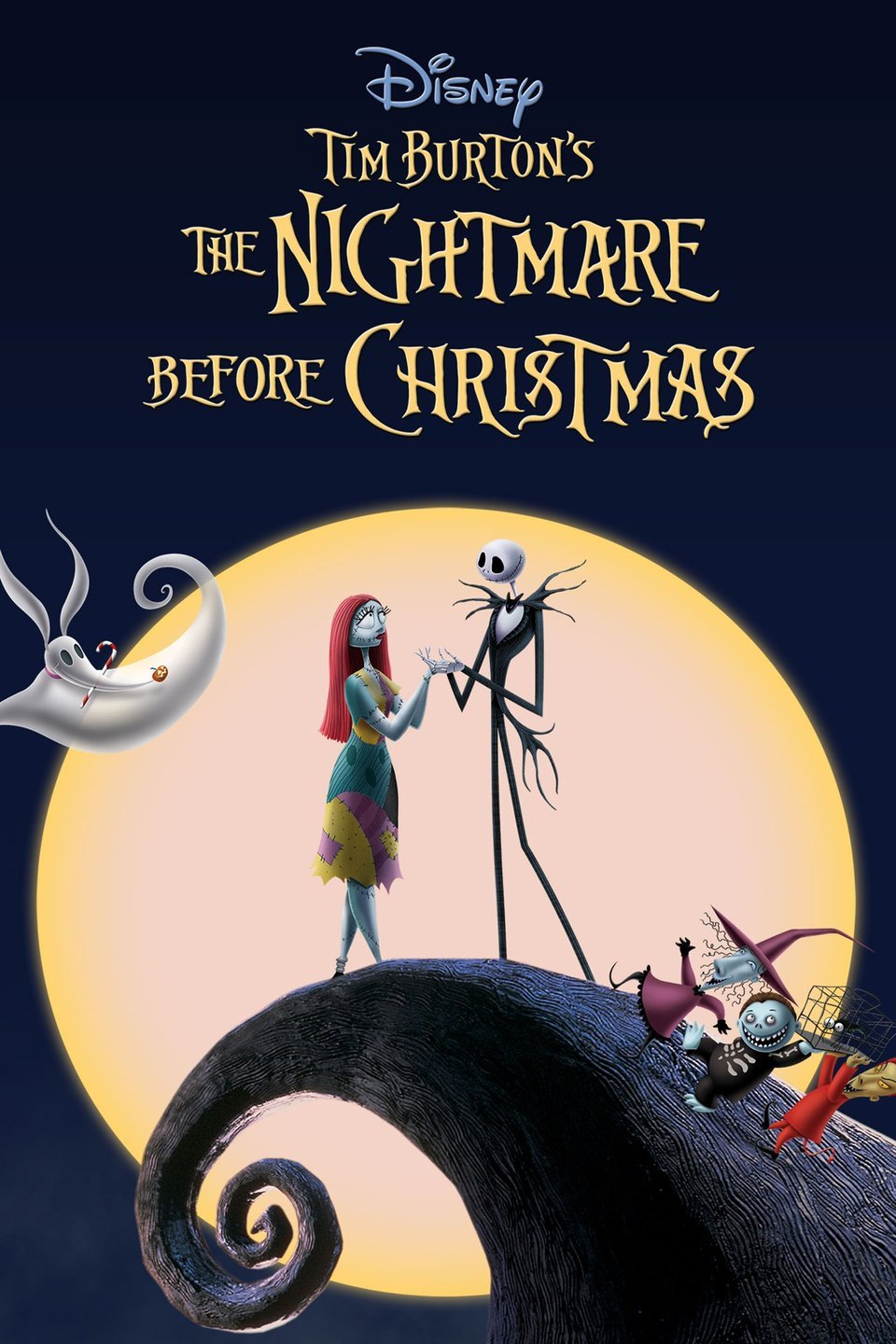 disney tim burton's the nightmare before christmas poster