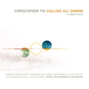 christopher tin calling all dawns : a song cycle : cover graphic